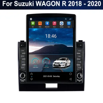 Za auto radio Tesla Style 2 Din Android 12 Za Suzuki WAGON R 2018-2035, Multimedijski Player, GPS, stereo, Carplay, skladište RDS