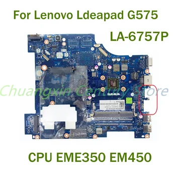 Za prijenosno računalo Lenovo Ldeapad G575 matična ploča LA-6757P s procesorom EME350 EM450 100% Testiran, radi potpuno