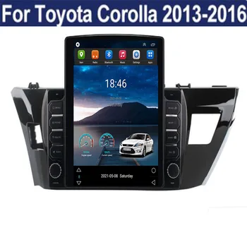 Za Tesla Stil 2Din Android 12 Auto Radio Za Toyota Corolla Ralink 2013-035 Media Player GPS Stereo Carplay DSP RDS