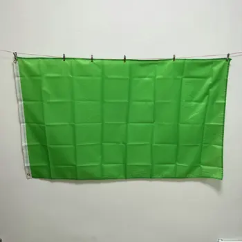Zastava CCHJ 90x150 cm zelene zastave jednobojnu zastavu rotirajući banner poliester DIY zastave za ukras