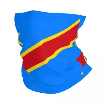 Zastava Kongo Kinšasa Marama Za Vrat Гетра Sa Zaštitom od Uv zračenja Šal Za Lice Torbica Muškarci Žene Zastava Заира šlem Cijev Balaclava