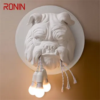 Zidne svjetiljke RONIN Nordic za prostor, moderna led svjetla, kreativni oblik psa, novost za kućnu predsoblja, hodnika