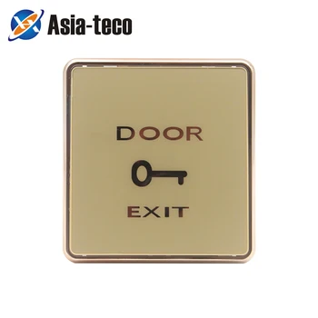 Zlatna gumb za izlaz, prekidač za uključivanje i pristup vrata, automatski reset normalno otvoren gumb alarma