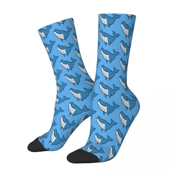 Čarape s plavom kit, muške i ženske zimske čarape u stilu hip-hop