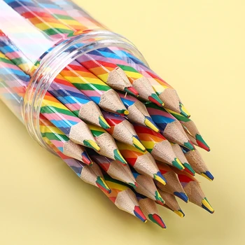 Šarene bojice za crtanje odraslih i djece, boji se prelijeva olovke