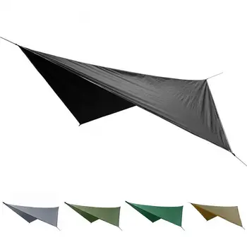 Štitnik za sunce Vodootporan Tenda Za Šator Ultralight 360 cm x 290 cm Platnu Vizir Vanjski Kamp Viseća Kiša Letjeti UV Vrt Vizir 5 Boja