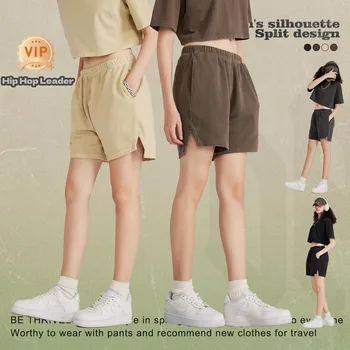 Ženske gaćice sa dvostrukom rešetkom u stilu hip-hop vođa Officiel Store klasicni Y2k Inaka, osnovne boje, sportske kratke hlače s grafičkim slikama, ženske gaćice