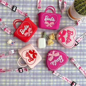 Кавайная Barbie Pink dječje torba, Silikon torbicu za djevojčice od anime, Slatka Barbie, Volim Torbu, Torba-instant messenger, novčanik za kovanice, dar